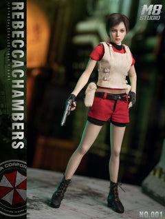 Preventa M8 STUDIO No.001 1/6 Resident Zombie Evil Crisis Rebecca figura de acción