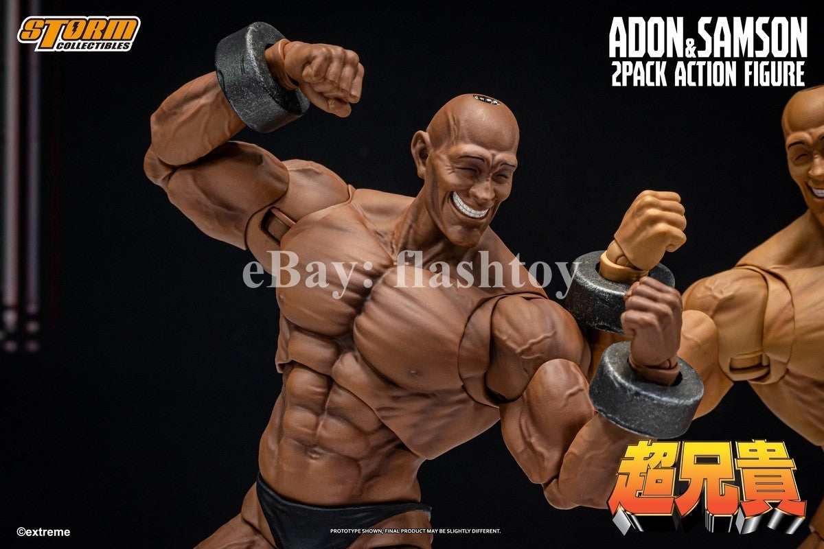 Preventa Storm Toys EXBR01 1/12 Adon & Samson Chou-Aniki 2-Pack figura de acción