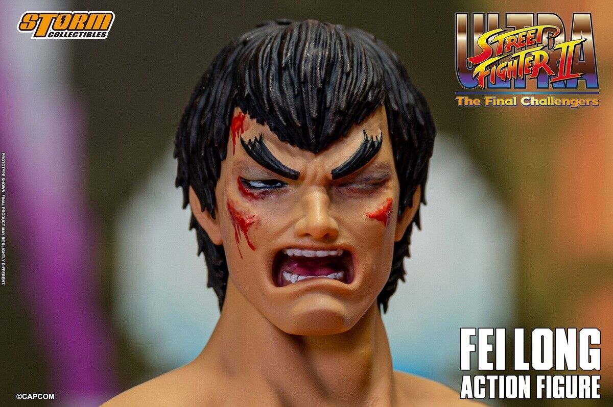 Storm Toys CPSF24 1/12 ULTRA STREET FIGHTER II FEI LONG Male Action Figure Model