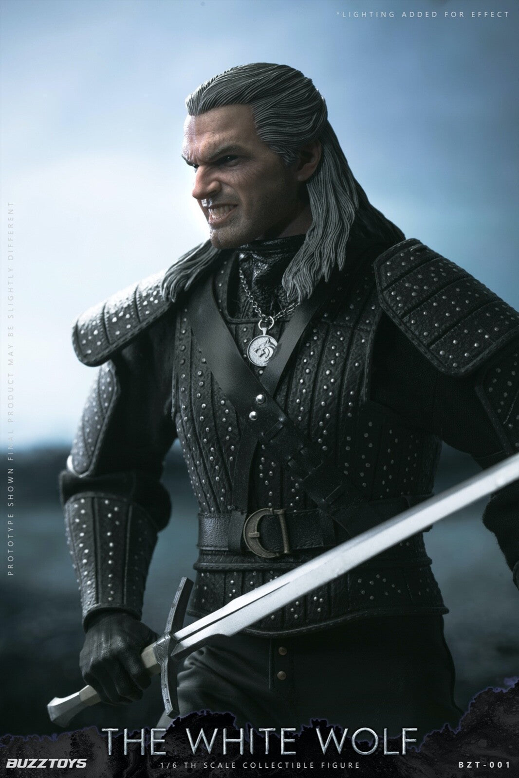 BUZZTOYS BUZ001 1/6 The Witcher The White Wolf Geralt Henry 12" Action Figure