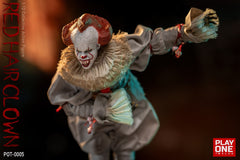 Play One twelve POT-0005 1/12 Red Hair Clown Pennywise Action Figure Model Toy