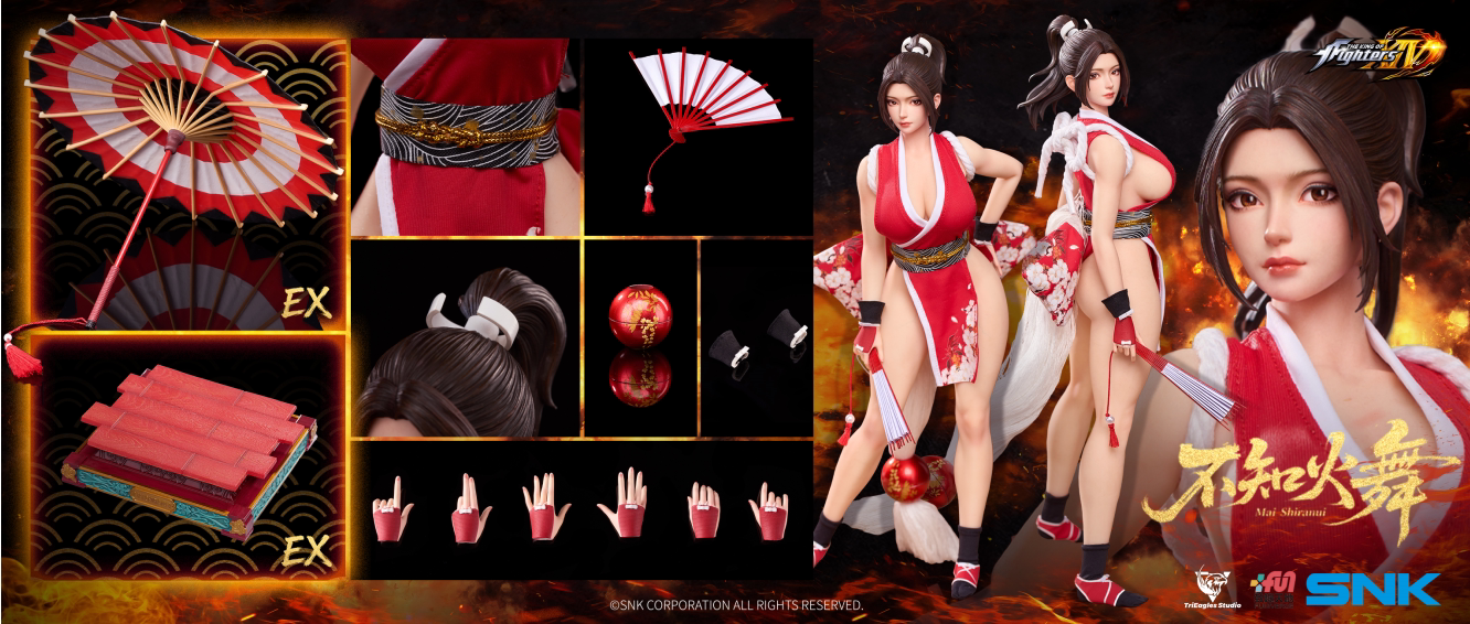 Presale TRIEAGLES STUDIO 1/6 Female Fighter Shiranui Mai Action Figure EX Ver.