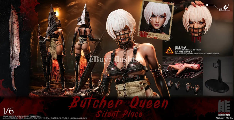Presale Wanneng Toys WN-002A 1/6 Quiet Place Butcher Queen Female Action Figure