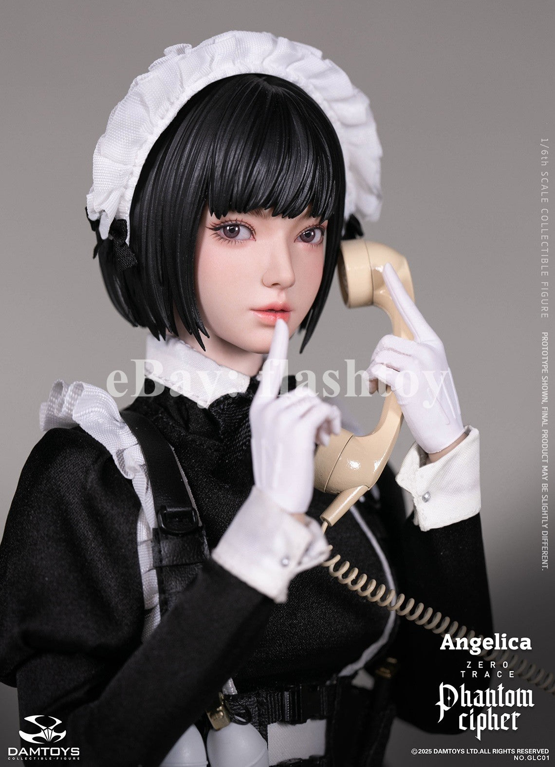 Presale DAMTOYS GLC01 1/6 Phantom Cipher Zero Trace  Angelica Action Figure Toy