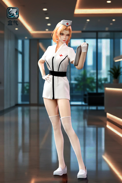 Preventa BoxQi Studio HQ04 1/6 Tsunade Nurse Cosplay modelo de figura de acción femenina