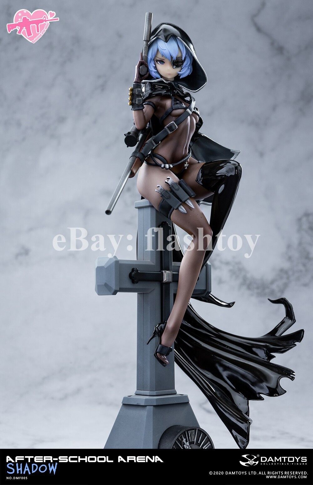 DAMTOYS DMF005 1/7 After-School Arena No.5: Shadow Female Figure Statue Model