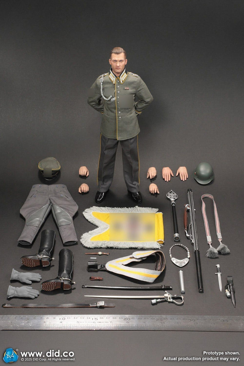 DID D80193 1/6 WWII German Cavalry Standard Bearer Anselm Action Figure Model