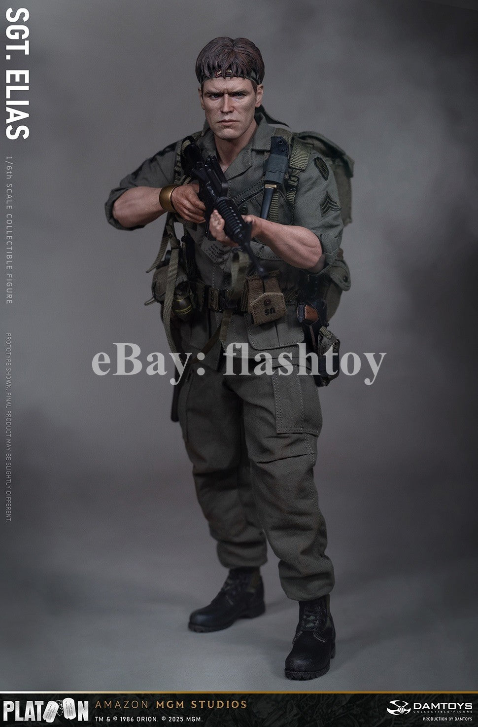 Presale DAMTOYS DMS047 1/6 Platoon Sergeant Elias 12" Male Action Figure Model