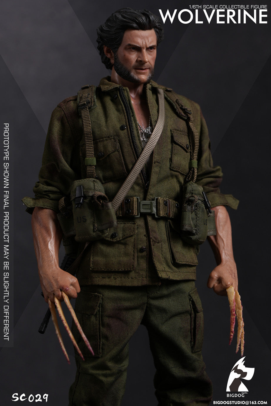 Presale BIGDOG STUDIO SC029 1/6 Vietnam War Wolverine Action Figure Model Toy