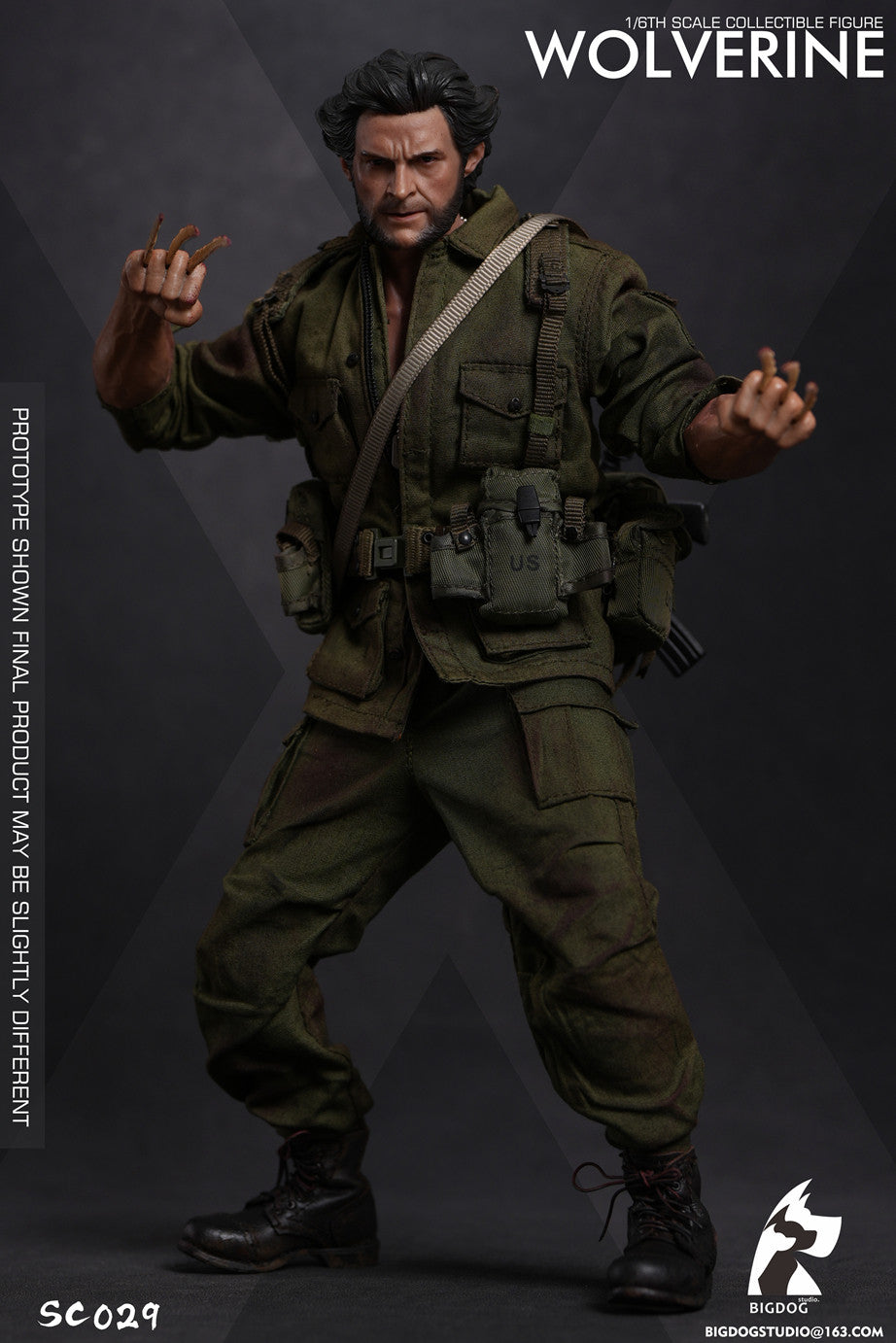 Presale BIGDOG STUDIO SC029 1/6 Vietnam War Wolverine Action Figure Model Toy
