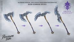 Preventa PEMCVFLAME STUDIO AD-007 1/12 Darksider Abyss Knight modelo de figura de acción