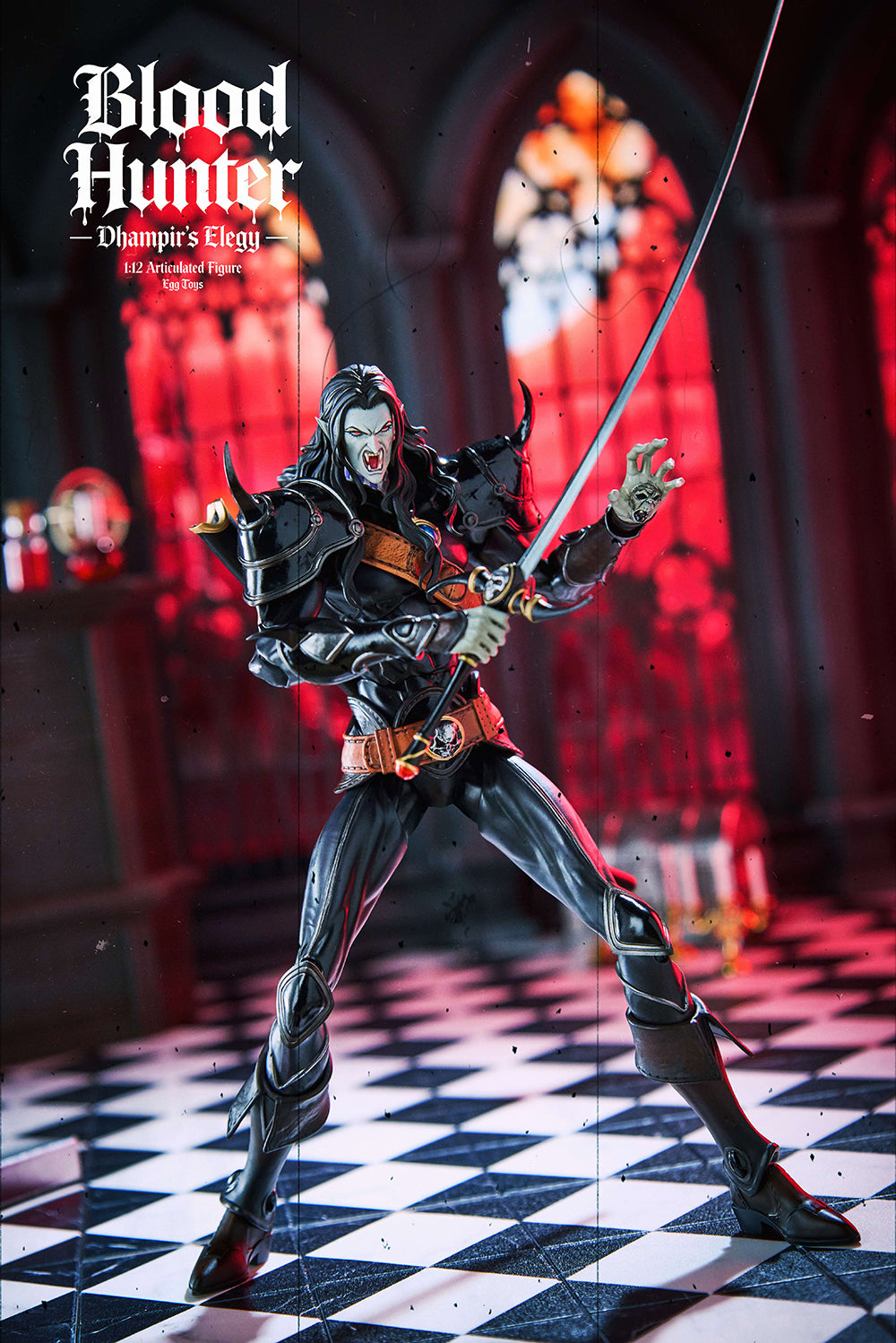 Précommande EGGTOYS 1/12 Blood Hunter - Figurine articulée masculine Dhampir's Elegy