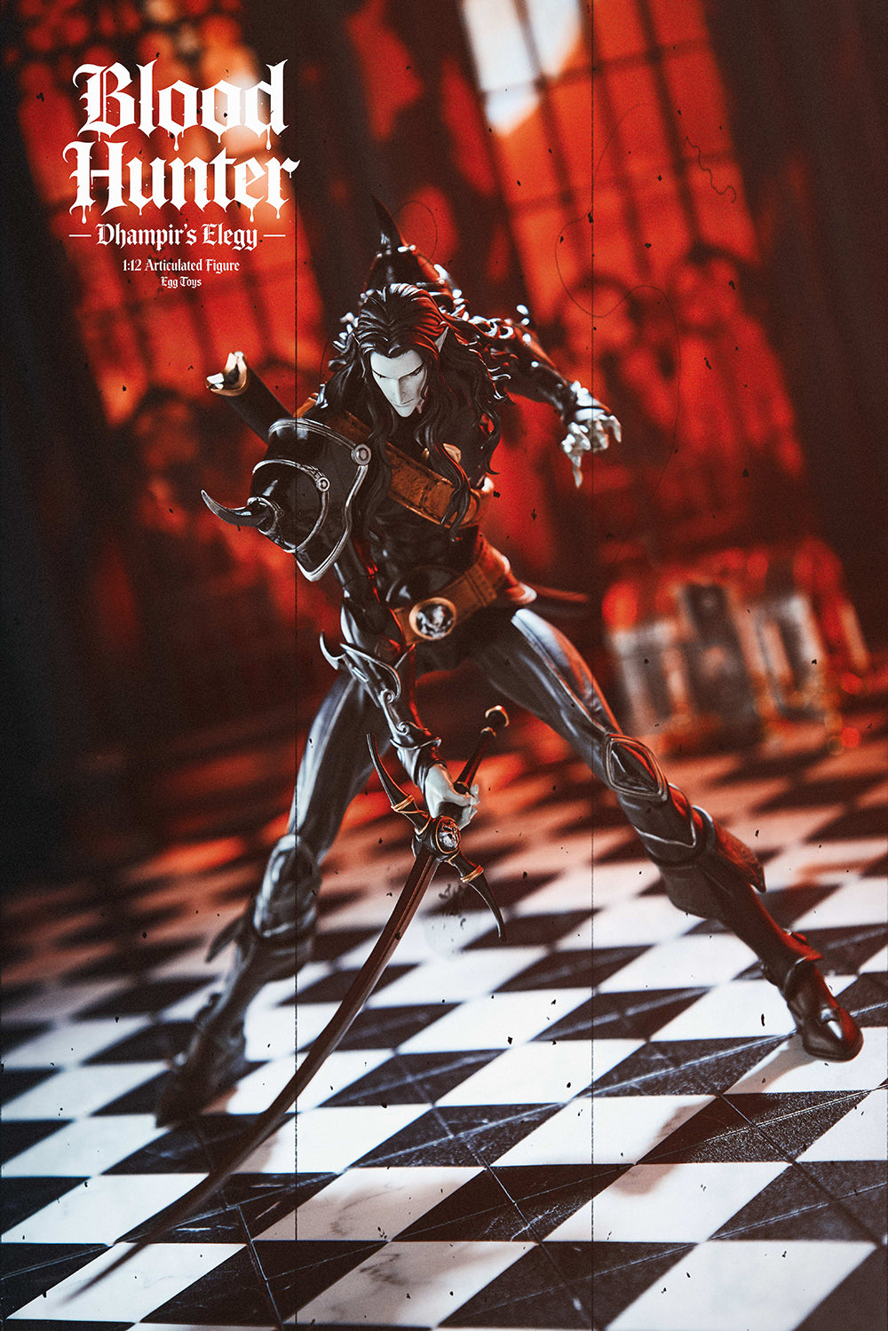 Précommande EGGTOYS 1/12 Blood Hunter - Figurine articulée masculine Dhampir's Elegy