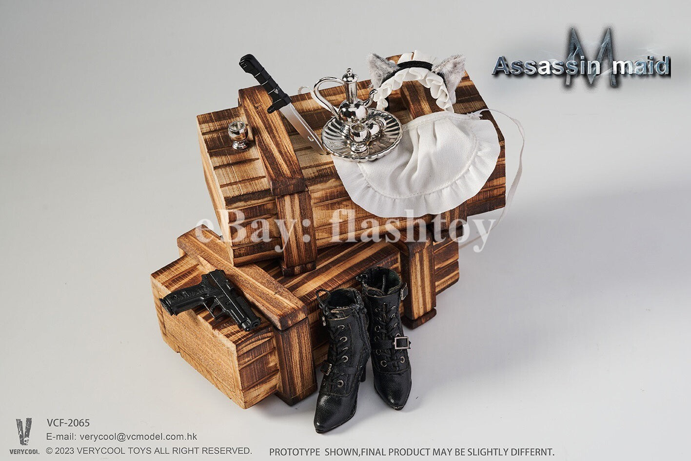 VERYCOOL VCF-2065 1/6 Female Assassin Maid Michelle Collectible Action Figure