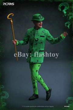 Preventa PCTOYS PC2601 1/12 Forever Riddler Carrey figura de acción masculina de colección