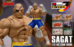 Storm Toys SFSA03 1/12 Street Fighter ZERO 3 SAGAT STORM ARENA Action Figure