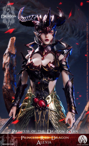 WAR STORY WS019B 1/6 Red Dragon Princess Alexia Collectible Female Action Figure