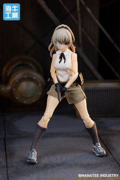 Presale Manatee Industry MI-02 1/12 Desktop Wars Arisa Female Action Figure Toy