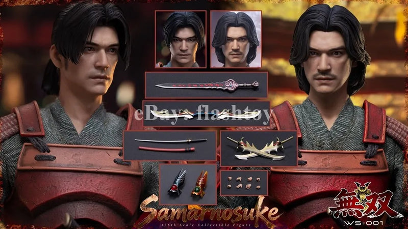 Presale WS-001 1/6 Ghost Warrior Samanosuke Akechi Male Action Figure Model Toy