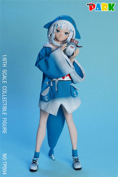 TOYS PARK TP004 1/6 Shark Girl Head & Clothing Accessories Set for Female Body