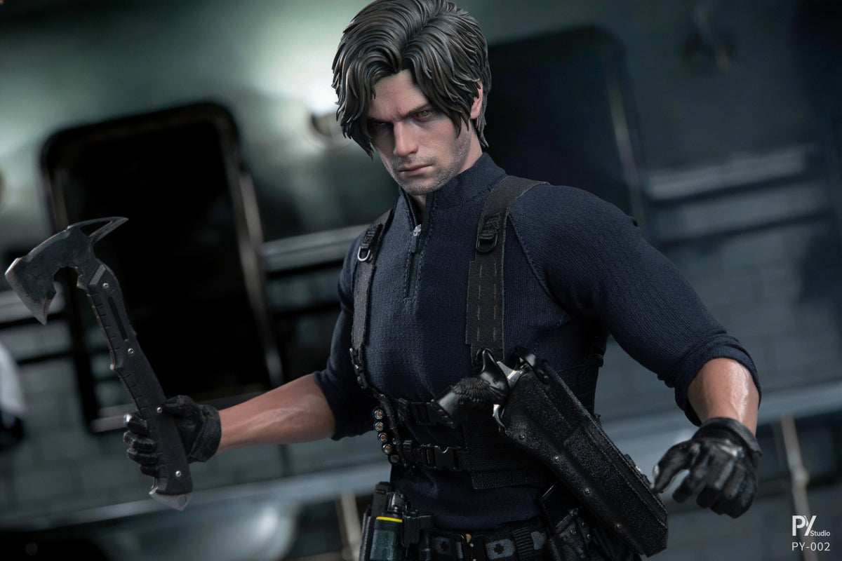 Preventa PY Studio PY002 1/6 Resident Zombie Evil Crisis Agent Leon figura de acción