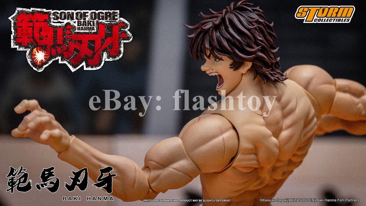 Storm Toys KIBK05 1/12 Baki Hanma Son of The Ogre Collectible Action Figure Toy