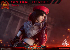 FLAGSET FS73048B 1/6 Red Alert Mobilize Troops Sniper modelo de figura de acción femenina