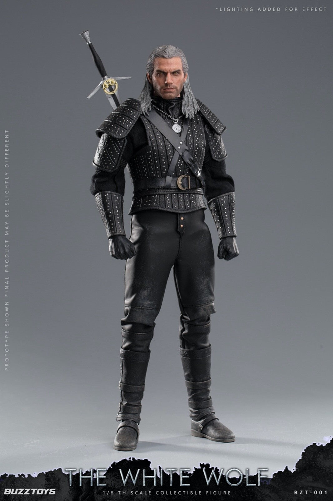 BUZZTOYS BUZ001 1/6 The Witcher The White Wolf Geralt Henry 12" Action Figure
