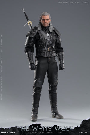 BUZZTOYS BUZ001 1/6 The Witcher The White Wolf Geralt Henry 12" Action Figure