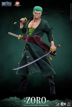 Preventa Pixel Poses PP-200595 1/6 Roronoa Zoro modelo de figura de acción de colección