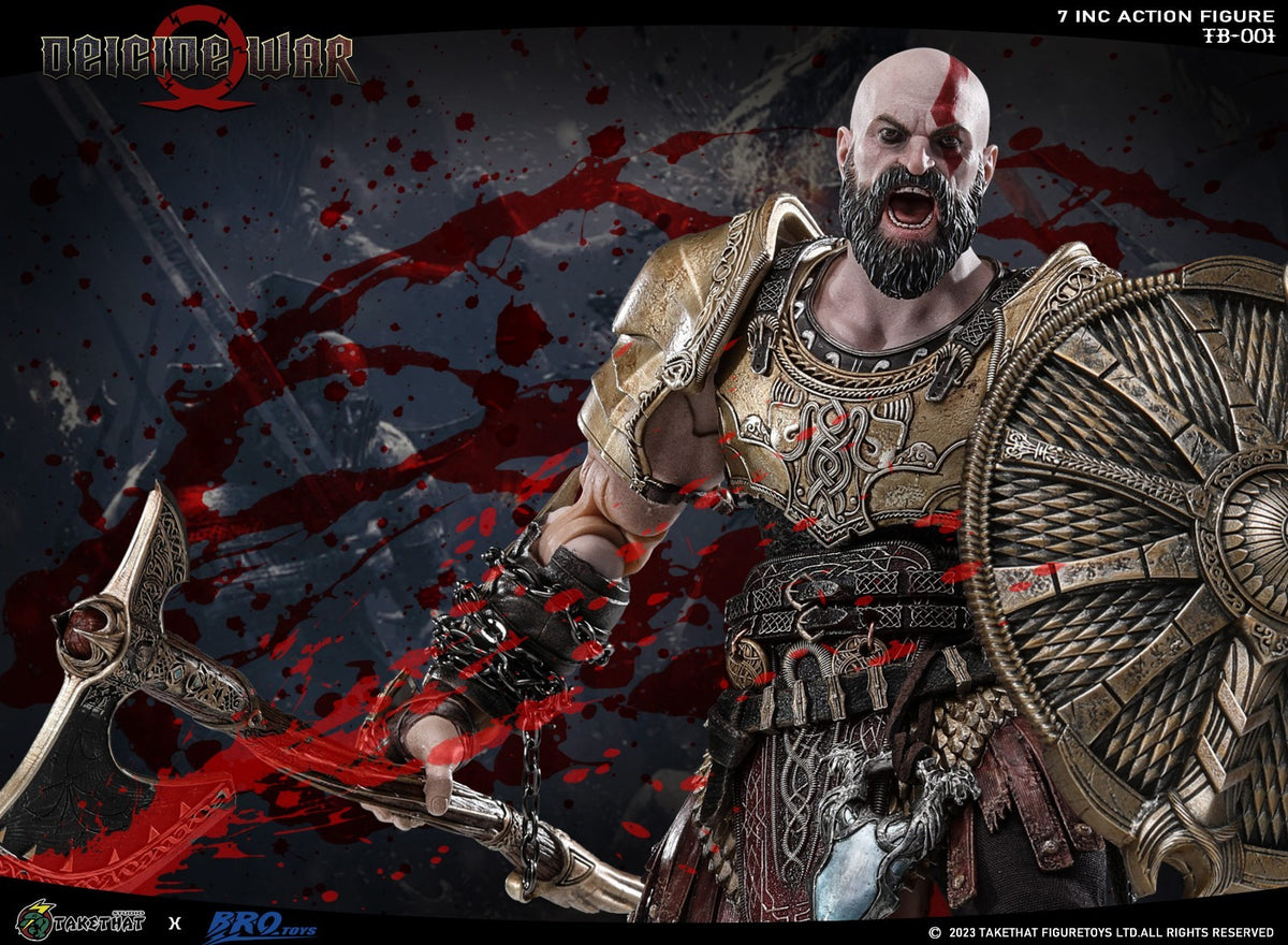 TAKETHAT TB001 1/12 DEICIDE WAR Kratos 7" Male Action Figure Model Deluxe Ver.