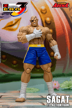 Storm Toys SFSA03 1/12 Street Fighter ZERO 3 SAGAT STORM ARENA figura de acción