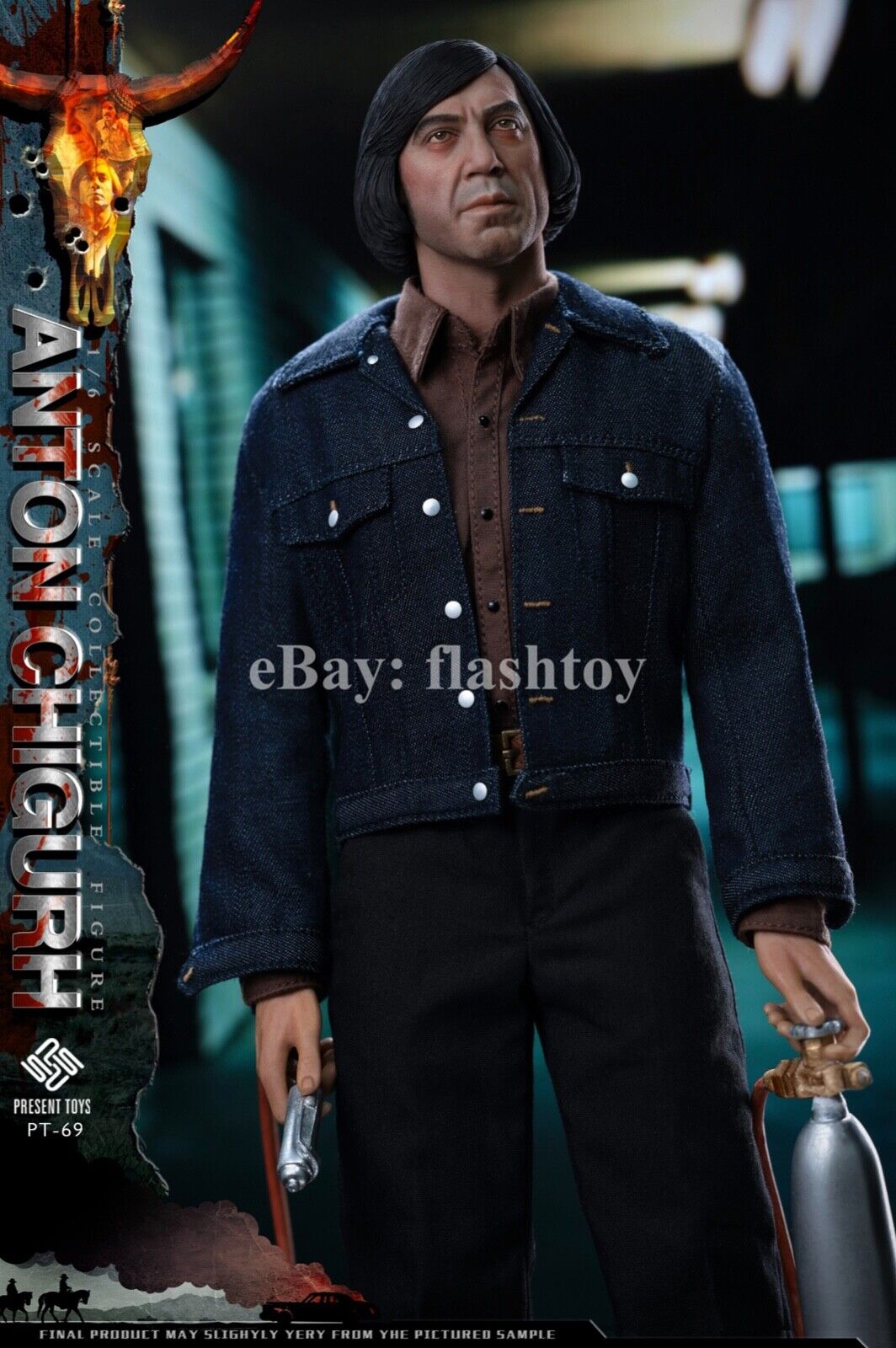PRESENT TOYS PT-sp69 1/6 Anton Chigurh Collectible Male Action Figure Model Toy