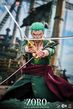 Preventa Pixel Poses PP-200595 1/6 Roronoa Zoro modelo de figura de acción de colección