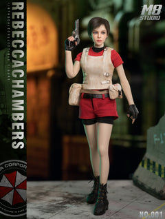 Preventa M8 STUDIO No.001 1/6 Resident Zombie Evil Crisis Rebecca figura de acción