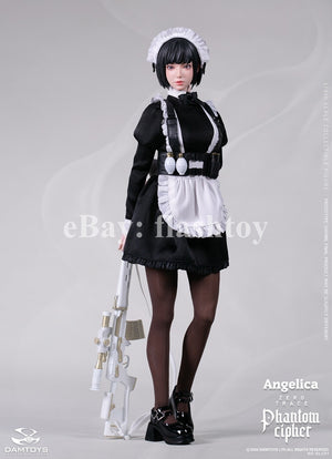 Presale DAMTOYS GLC01 1/6 Phantom Cipher Zero Trace  Angelica Action Figure Toy