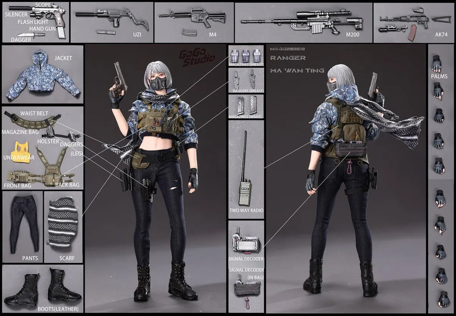 Preventa GaGa Studio GG202613 1/6 Ranger Ma Wan Ting modelo de figura de acción femenina