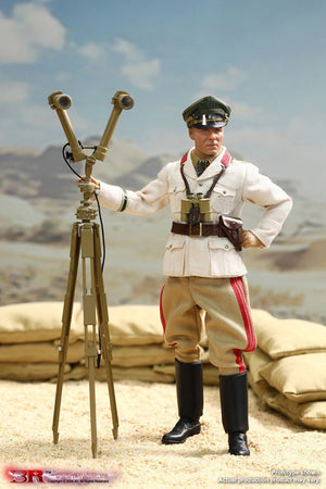 3R TG80004 1/12 Erwin Rommel The Desert Fox 6" Male Action Figure Model Toy