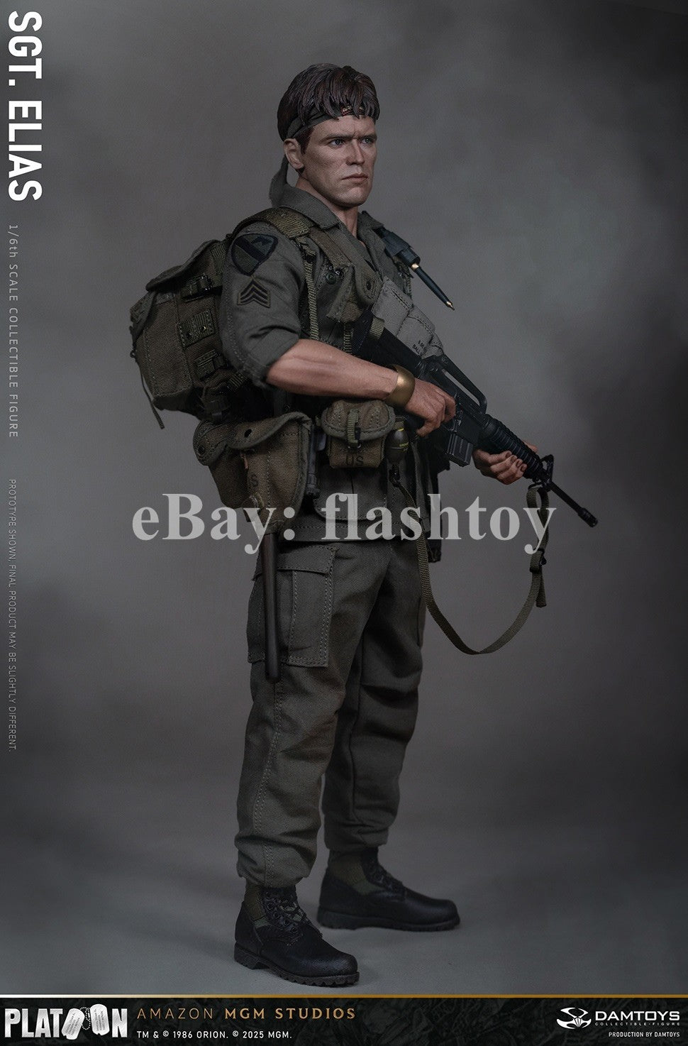 Presale DAMTOYS DMS047 1/6 Platoon Sergeant Elias 12" Male Action Figure Model