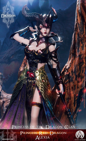 WAR STORY WS019B 1/6 Red Dragon Princess Alexia Collectible Female Action Figure
