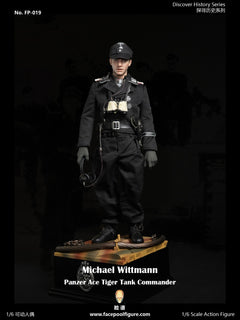 Facepoolfigure FP019B 1/6 Panzer Ace Tiger Tank Commander Wittmann figura de acción