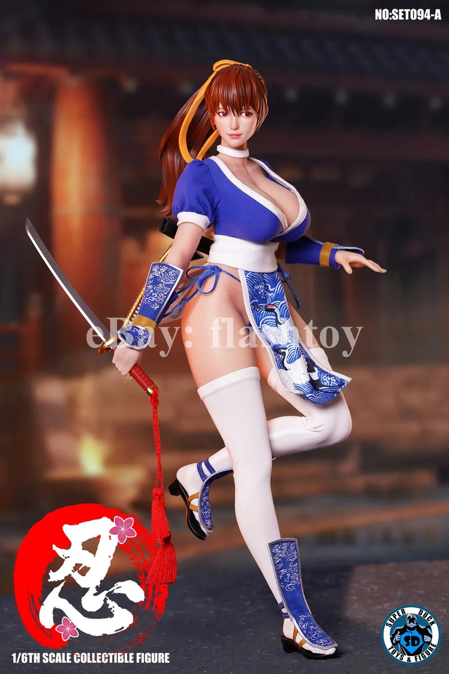 Preventa SUPER DUCK SET094A 1/6 Sexy Female Ninja Kasumi modelo de figura de acción