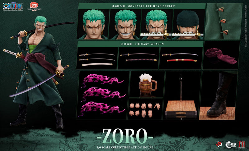 Presale Pixel Poses PP-200595 1/6 Roronoa Zoro Collectible Action Figure Model