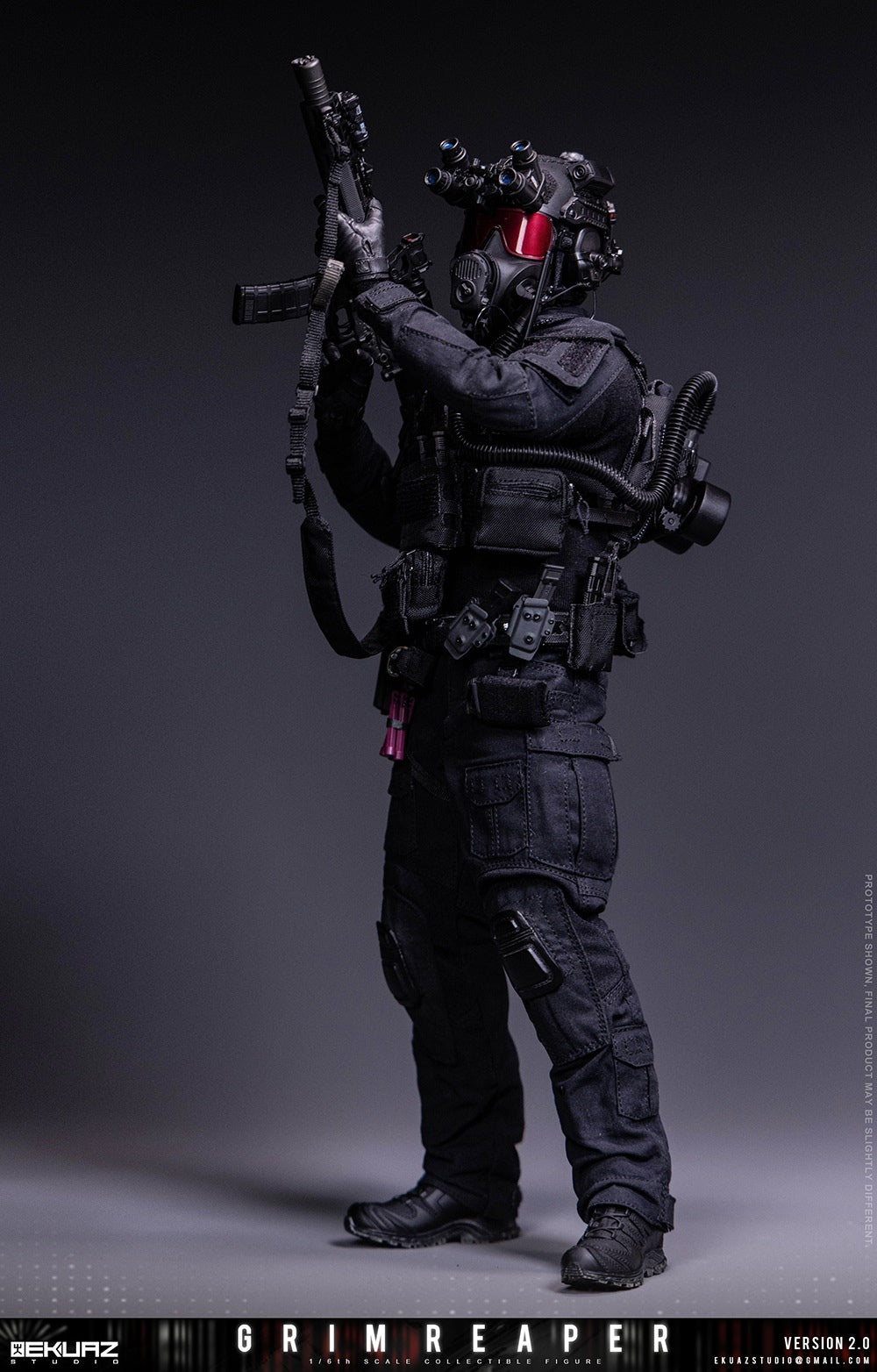 Presale EKUAZ STUDIO EKS015S 1/6 Resident Zombie Evil Crisis Reaper 2.0 Hunk Deluxe Ver.