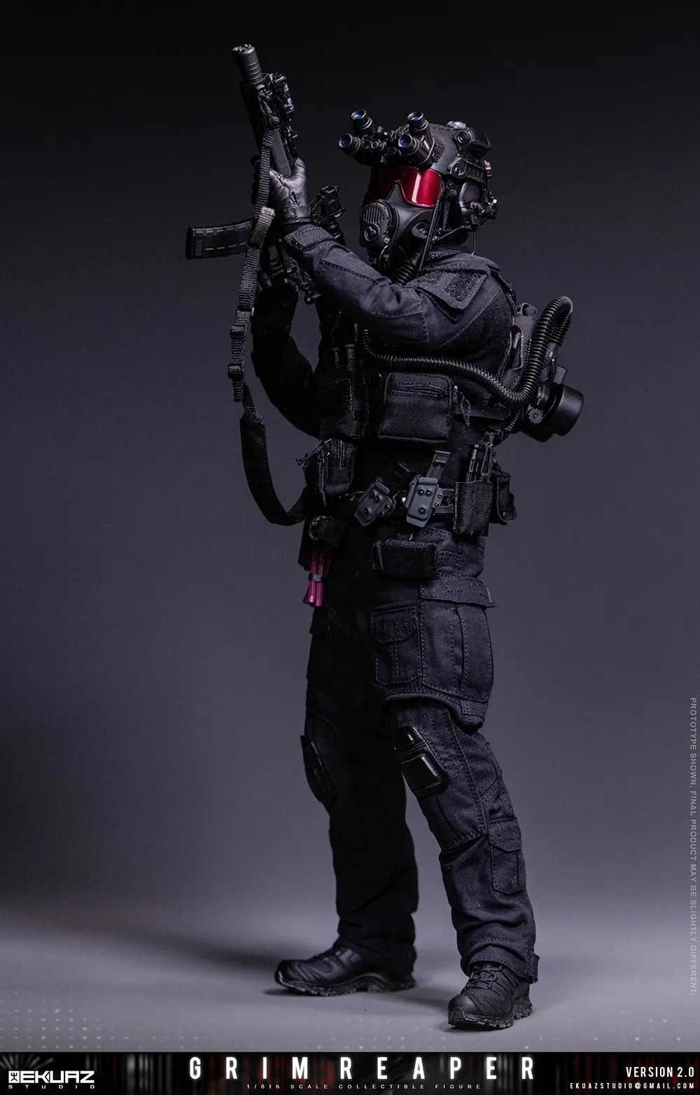 Presale EKUAZ STUDIO EKS015 1/6 Resident Zombie Evil Crisis Grim Reaper 2.0 Hunk