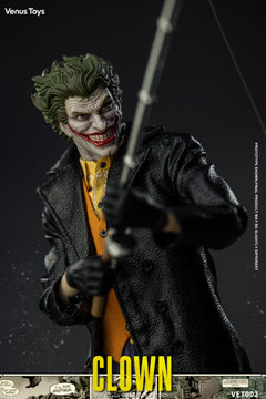 Preventa Venus Toys VET002 1/12 The Clown Comic Villain 6" modelo de figura de acción