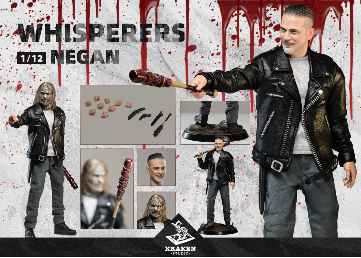 Kraken Studio 1/12 The Whisperers Negan 6" Collectible Male Action Figure Model