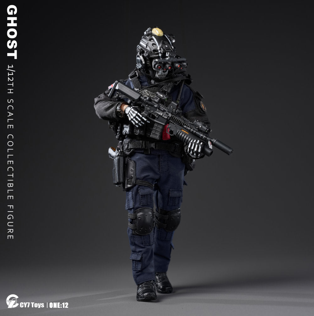 Presale CY7 Toys 1/12 Night Ghost 6" Collectible Action Figure Model Toy Soldier