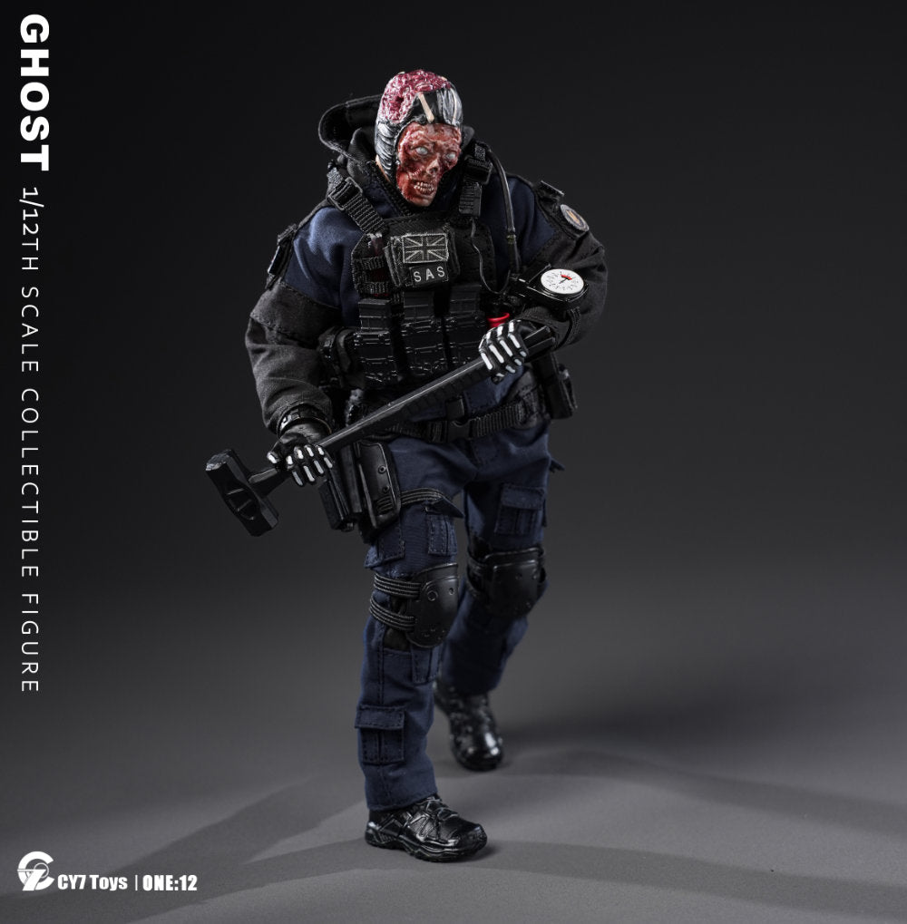 Presale CY7 Toys 1/12 Night Ghost 6" Collectible Action Figure Model Toy Soldier