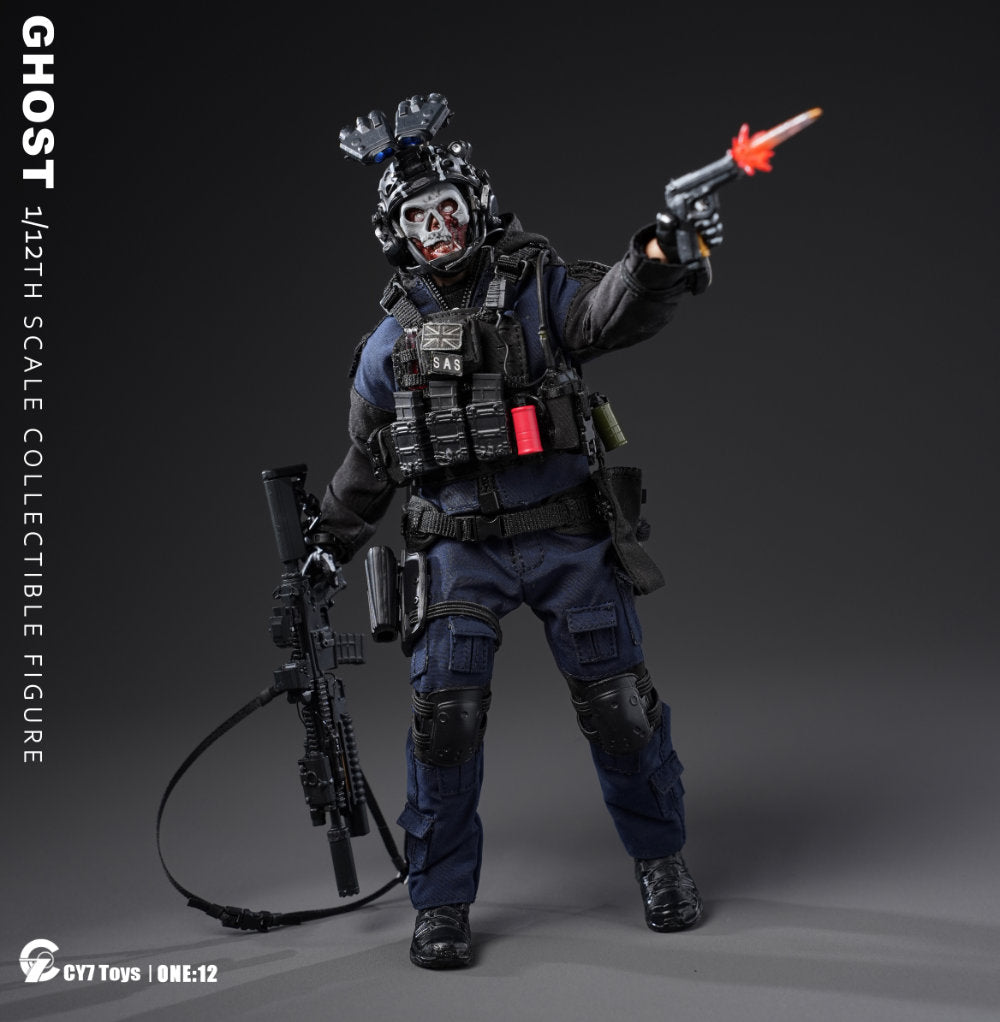 Presale CY7 Toys 1/12 Night Ghost 6" Collectible Action Figure Model Toy Soldier